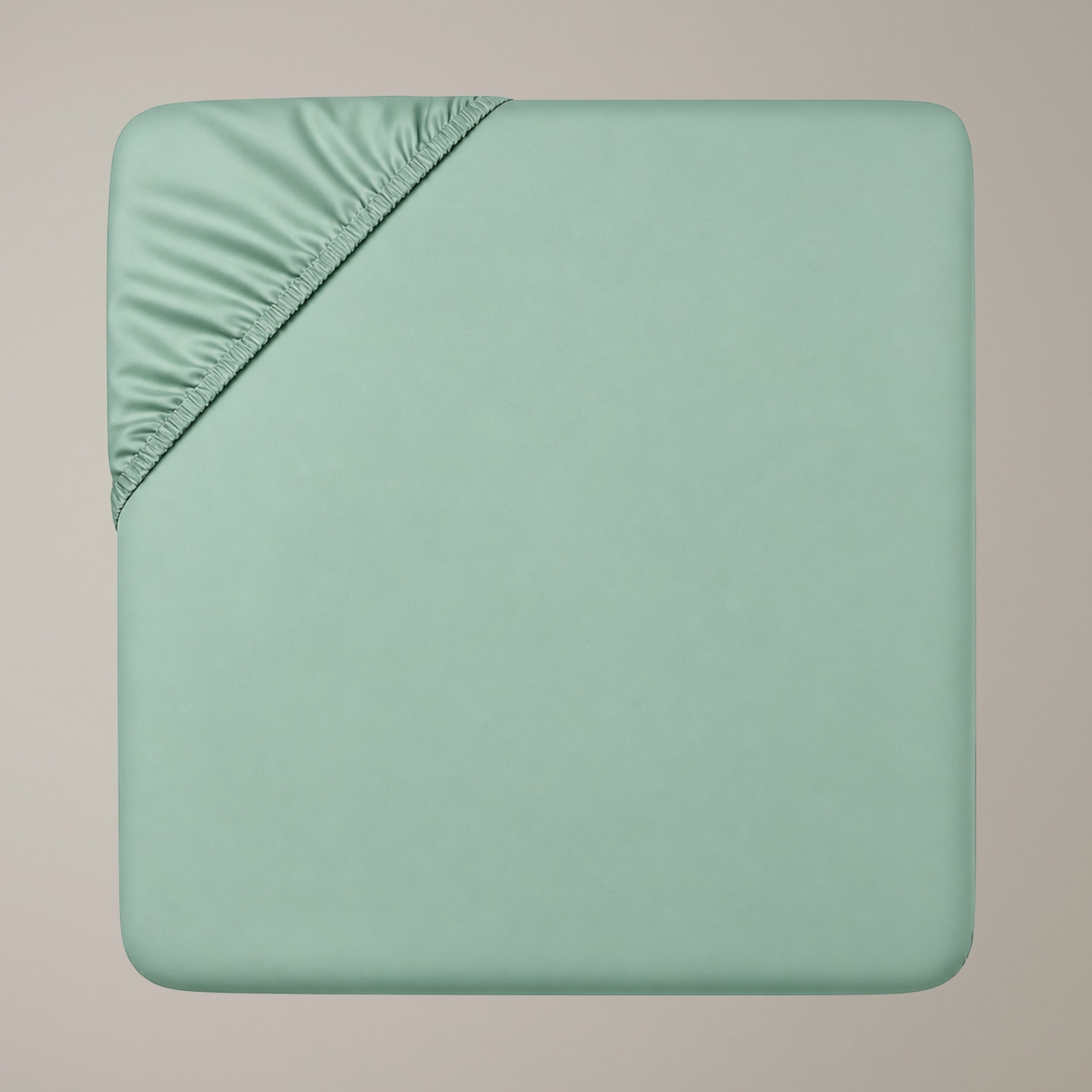 Finole Bettlaken in Ocean, Spannbettlaken aus ägyptischer Baumwolle / Egyptian cotton fitted sheet #Farbe_Ocean