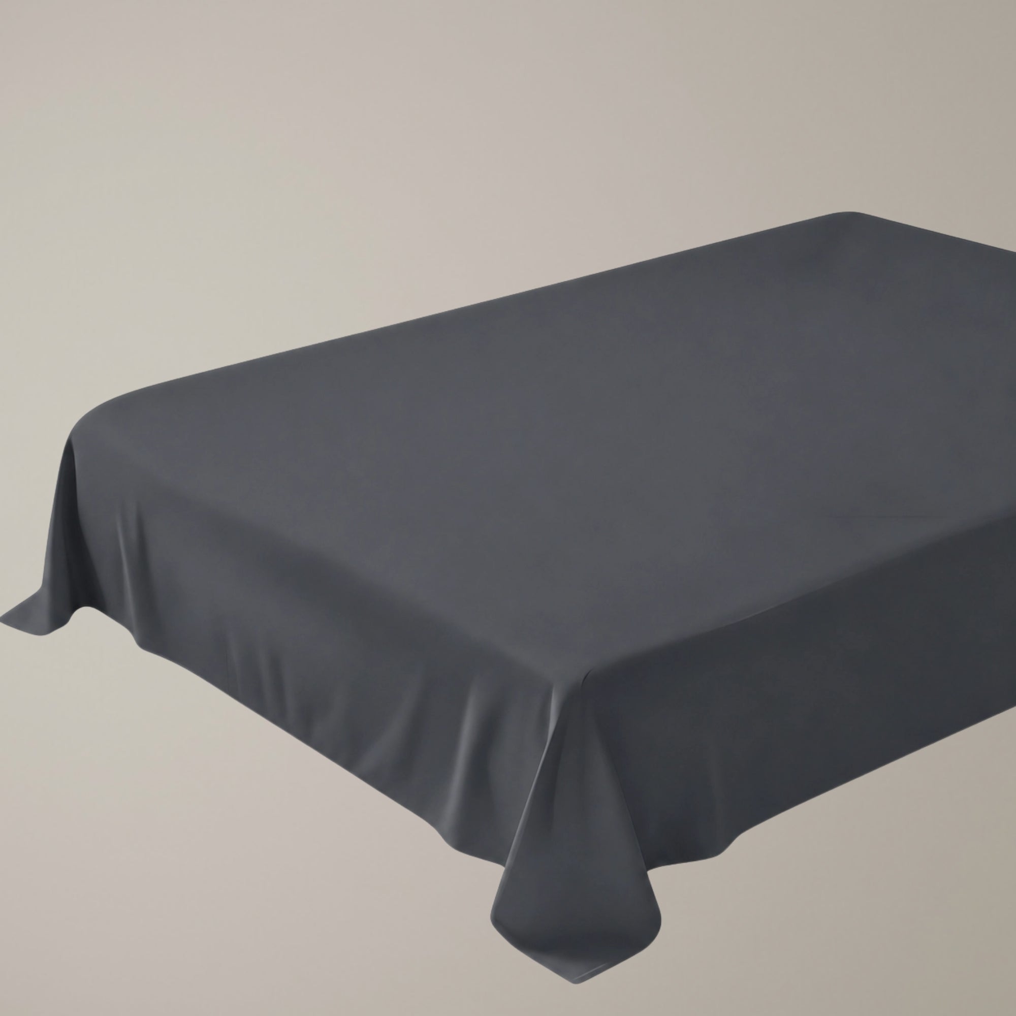Finole Kissenbezug in Granit, 2er Set Kissenbezüge aus ägyptischer Baumwolle Perkal / Egyptian cotton Perkal pillowcases #Farbe_Granit