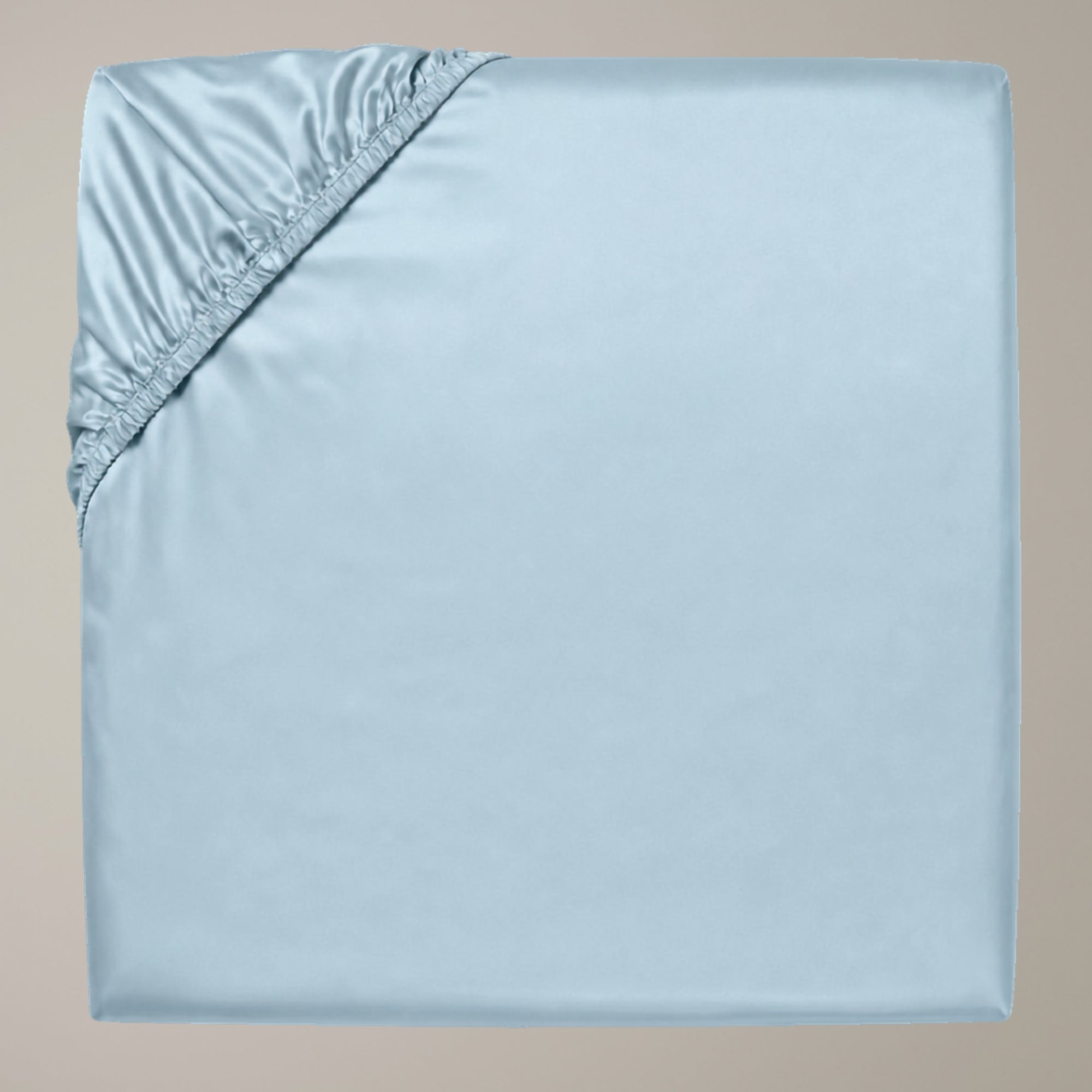 Finole Bettlaken in Atlantic, Spannbettlaken aus ägyptischer Baumwolle / Egyptian cotton fitted sheet #Farbe_Atlantic