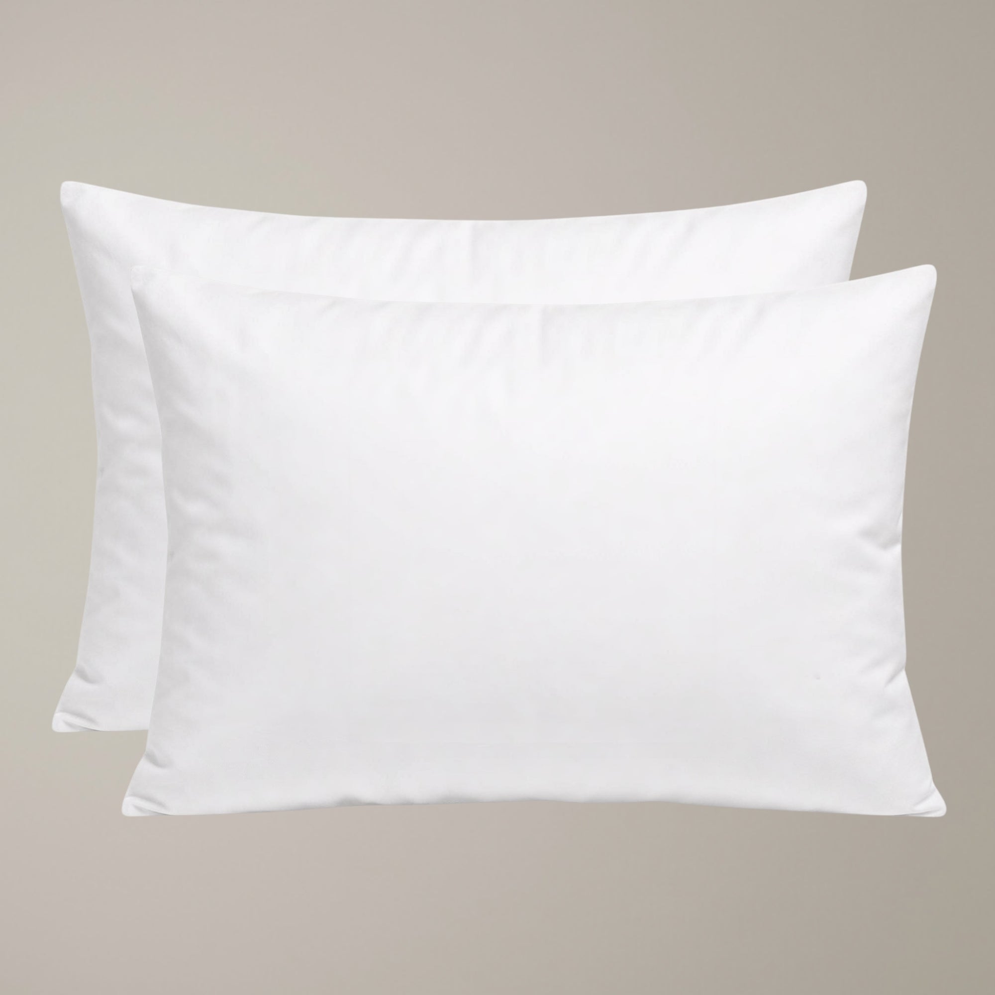 Finole Kissenbezug in White, 2er Set Kissenbezüge aus ägyptischer Baumwolle Perkal / Egyptian cotton Perkal pillowcases #Farbe_White