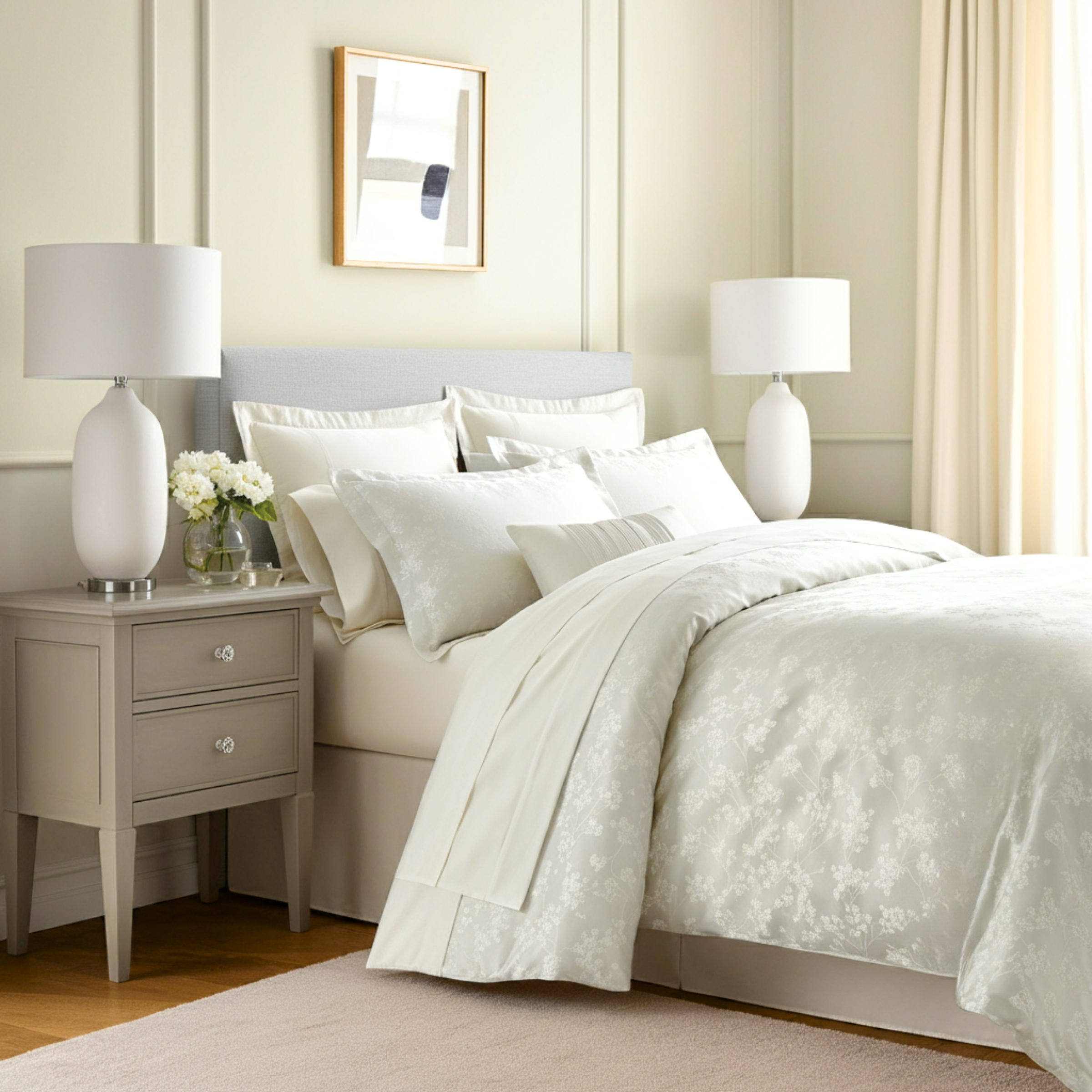 Florette Baumwolle Jacquard Kissenbezug