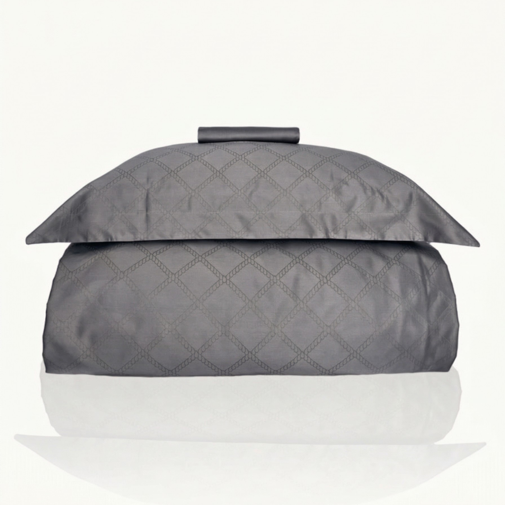Verdura Baumwolle Jacquard Granit Set